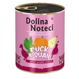 DOLINA NOTECI DOLINA NOTECI Superfood z kaczką i przepiórką - mokra karma dla psa - 800g