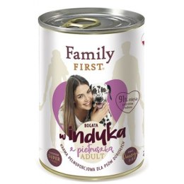 Family FIRST FamilyFirst Bogata w indyka+pietruszka adult 400g