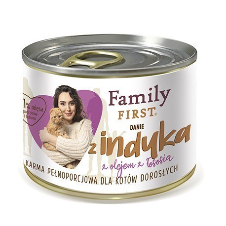 Family FIRST FamilyFirst Danie z indykiem adult 200g