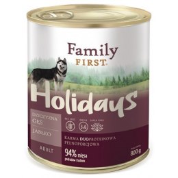 Family FIRST FamilyFirst Dziczyzna+gęś+jabłko adult 800g