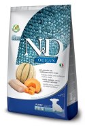 Farmina FARMINA N&D Ocean Dog Cod, Pumpkin, Cantaloupe Melon Puppy Mini - sucha karma dla psa - 2.5 kg