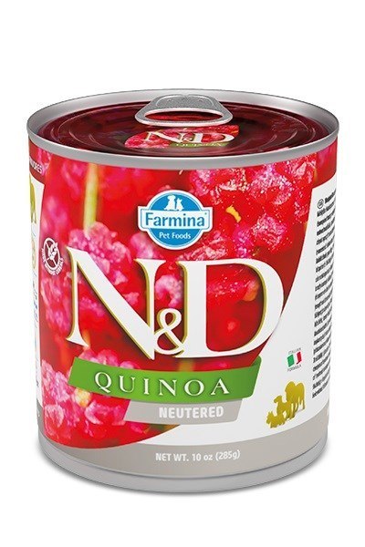 Farmina FARMINA N&D Quinoa Neutered Pork - mokra karma dla psa - 285 g