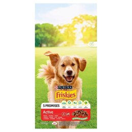 PURINA NESTLE FRISKIES Active - sucha karma dla psa - 10kg