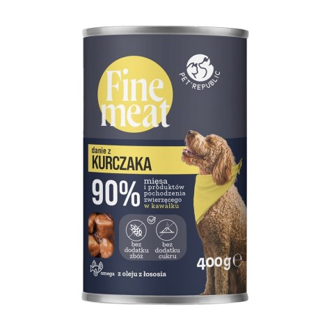 PetRepublic FINE MEAT Danie z kurczaka dla psa 400 g