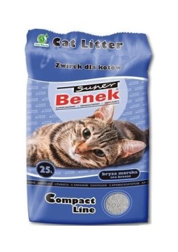 Super Benek SUPER BENEK Compact Bryza Morska- żwirek bentonitowy - 25 l