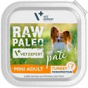 VetExpert VetExpert Raw Paleo Indyk Pate Mini Adult alu tray 150g