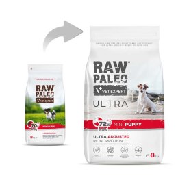 VetExpert VetExpert Raw Paleo Ultra Wołowina Mini Puppy 8kg