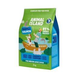 ANIMAL ISLAND ANIMAL ISLAND Łosoś - Karma sucha dla psów - 3kg