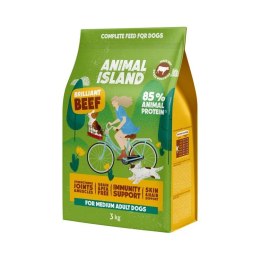 ANIMAL ISLAND ANIMAL ISLAND Wołowina - Karma sucha dla psów - 3kg