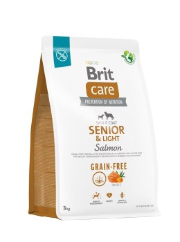 Brit BRIT Care Grain-Free Senior & Light Salmon - sucha karma dla psa - 3 kg