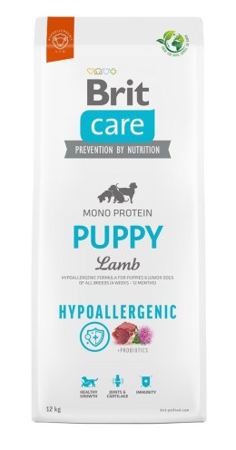 Brit BRIT Care Hypoallergenic Puppy Lamb - sucha karma dla szczeniąt - 12 kg