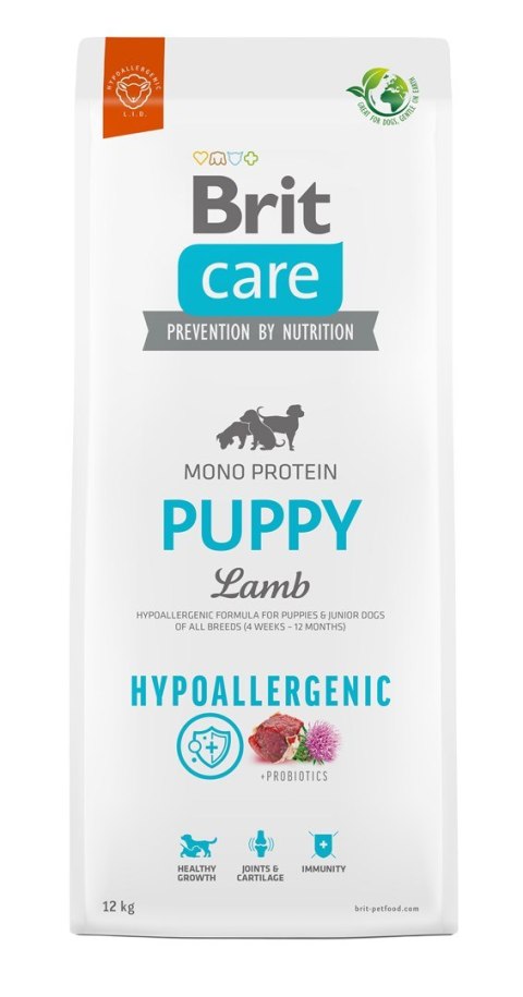 Brit BRIT Care Hypoallergenic Puppy Lamb - sucha karma dla szczeniąt - 12 kg