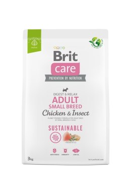 Brit BRIT Care Sustainable Adult Small Breed Chicken & Insect - sucha karma dla psa - 3 kg