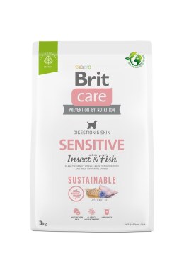 Brit Brit Care Dog Sustainable Sensitive Insect & Fish - sucha karma dla psa - 3 kg