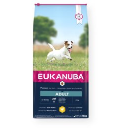 EUKANUBA EUKANUBA Active ADULT SMALL BREED - Bogata w świeżego kurczaka - 15kg