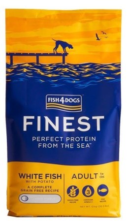 FISH4DOGS Fish4Dogs Finest White Fish Adult duża rasa 1,5kg