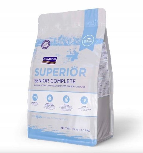 FISH4DOGS Fish4Dogs Superior Weight Control Rasy Duże 1,5kg