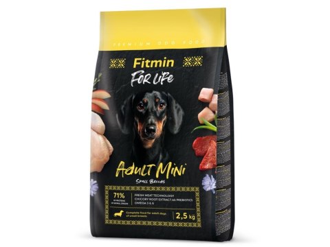 FITMIN FITMIN Dog For Life Adult Mini - Karma sucha dla psów - 2,5kg