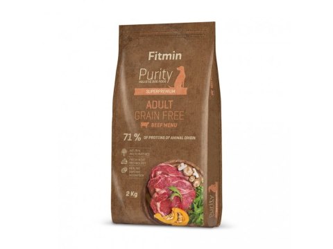 FITMIN FITMIN Purity GF Adult Beef - sucha karma dla psów dorosłych - 2kg