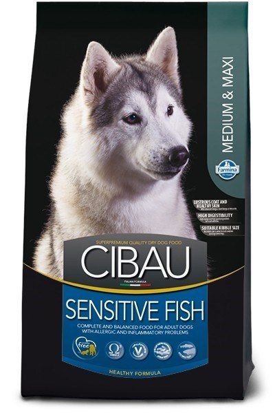 Farmina FARMINA Cibau Sensitive Fish Medium & Maxi - sucha karma dla psa - 12 kg