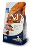 Farmina FARMINA N&D Brown Dog Lamb, Spirulina&Carrot Adult Mini - sucha karma dla psa - 2 kg