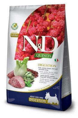 Farmina FARMINA N&D Quinoa Dog Digestion Adult Mini - sucha karma dla psa - 2,5 kg