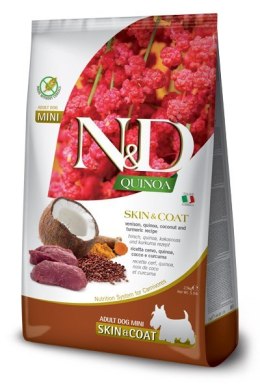 Farmina FARMINA N&D Quinoa Dog Skin&Coat Venison, Coconut Adult Mini - sucha karma dla psa - 800 g