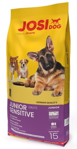 JOSERA JOSERA JosiDog Junior Sensitive - sucha karma dla psa - 15 kg