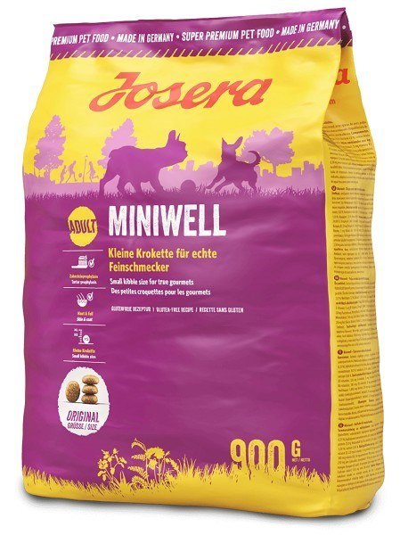 JOSERA JOSERA Miniwell - sucha karma dla psów ras małych - 900 g