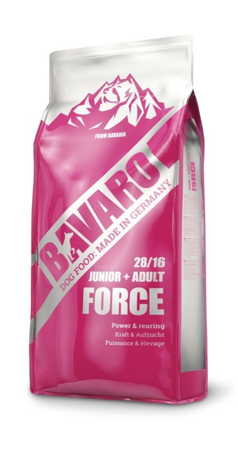 JOSERA Josera Bavaro Force 28/16 - karma dla psów i szczeniąt aktywnych - 18 kg