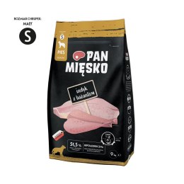 PAN MIĘSKO Pan Mięsko Indyk z bażantem (dorosły) chrupki S Karma sucha dla psa 9kg