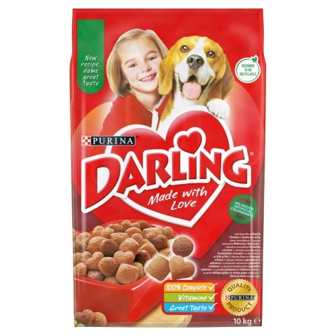 PURINA NESTLE PURINA Darling Wołowina z kurczakiem - sucha karma dla psa - 10 kg