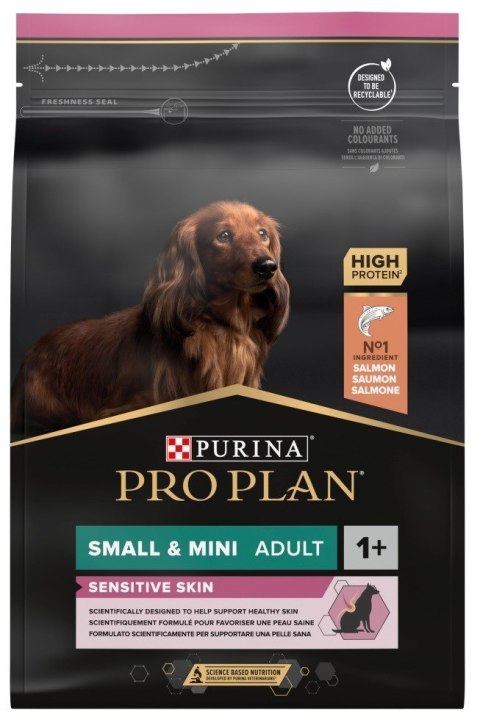 PURINA NESTLE PURINA PRO PLAN Adult Small & Mini Sensitive Skin - sucha karma dla psa - 3kg