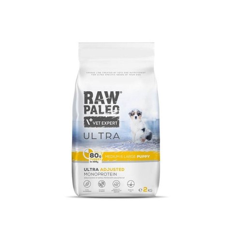 VetExpert VetExpert Raw Paleo Ultra Indyk Medium&Large Puppy 2kg