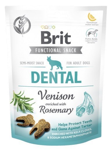 Brit BRIT Functional Snack Dental Venison - przysmak dla psa - 150 g