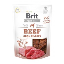 Brit Brit Jerky Beef Real Fillets - Wołowina - przysmak dla psa - 200 g