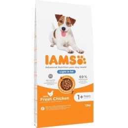 IAMS IAMS Vitality Adult Light in fat - sucha karma dla psa - 12 kg