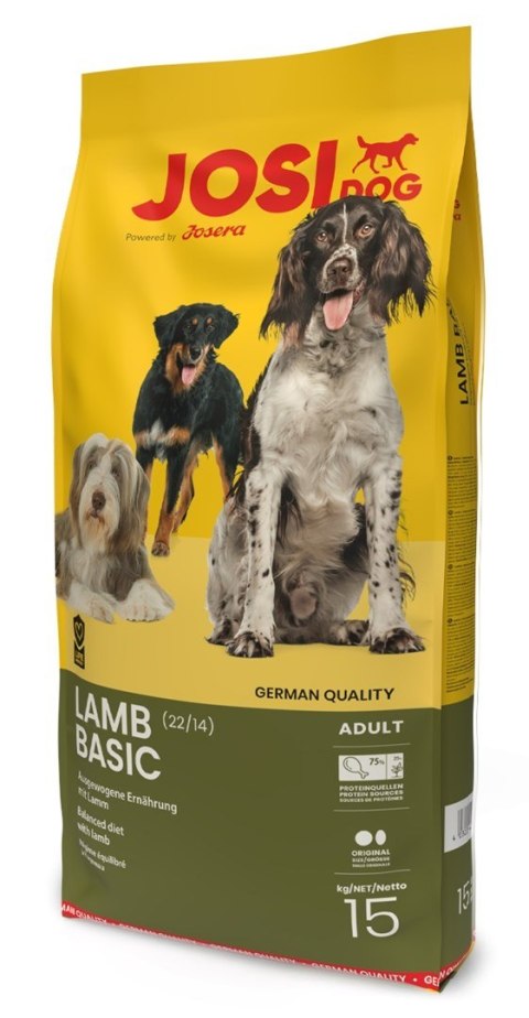 JOSERA Josera JosiDog Lamb Basic karma sucha dla psów 15kg