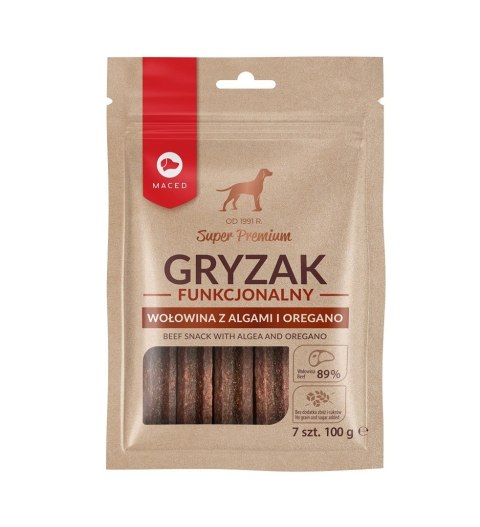 MACED MACED Gryzak funkcjonalny z algami i oregano - gryzak dla psa - 100 g