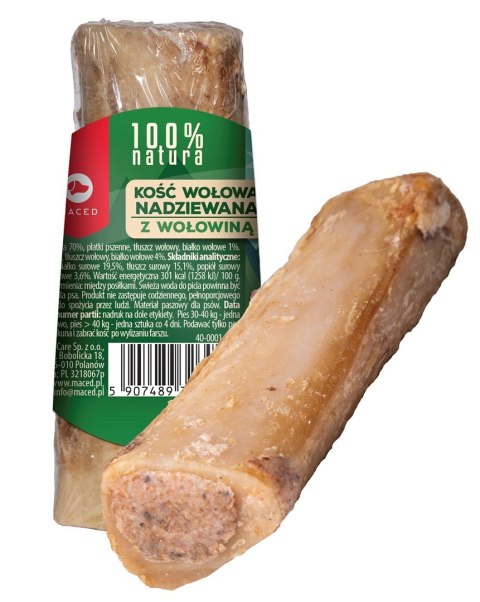 MACED MACED Kość Nadziewana z Wołowiną 150g dla psa