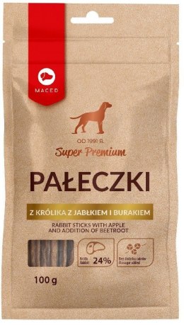 MACED MACED Pałeczki z Królika Jabłkiem i Burakiem - przysmak dla psa - 100 g