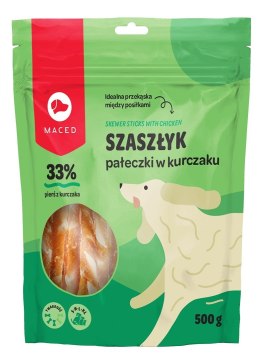 MACED MACED Przysmak dla psa - pałeczki wołowe białe z kurczakiem 500g