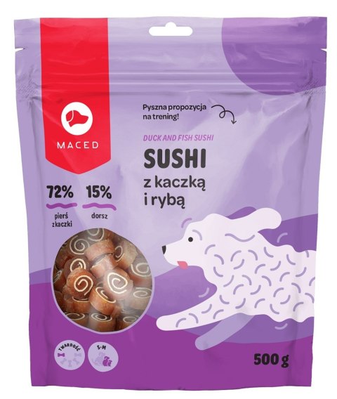 MACED MACED Sushi z kaczką i rybą - przysmak dla psa - 500 g