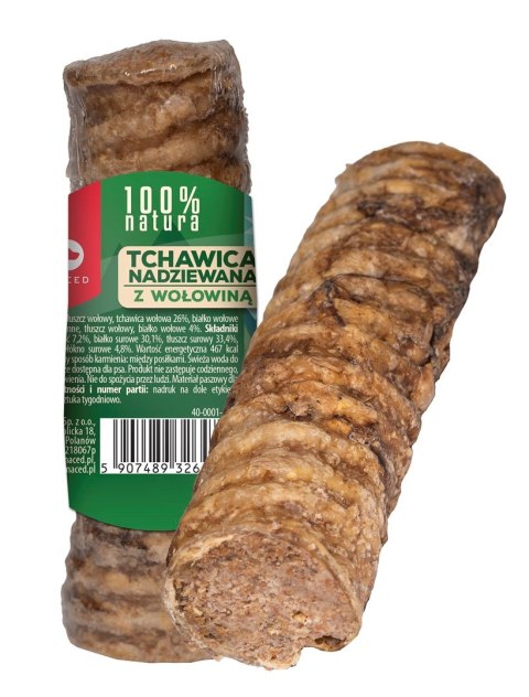 MACED MACED Tchawica mała Nadziewana z Wołowiną 120g dla psa