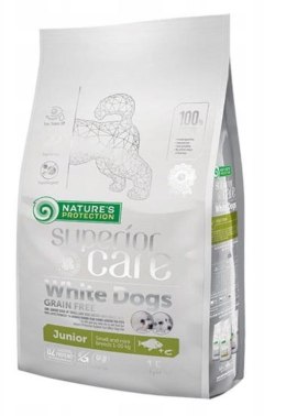 NATURE'S PROTECTION Nature's Protection White Dogs Grain Free Białoryba Junior Small and Mini Breeds 1.5 kg