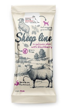 SYTA MICHA SYTA MICHA Sheep Line Kość do żucia w skórze łososia dla psa 12cm