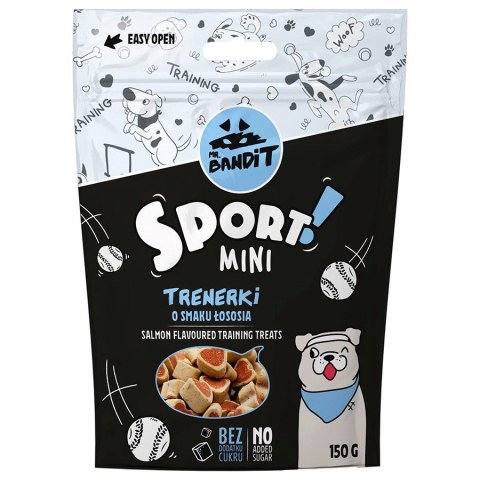 VetExpert VetExpert Mr.Bandit SPORT MINI Trenerki łososia - Przysmak dla psów - 150g VetExpert VetExpert Mr.Bandit SPORT MINI Trenerki łososia - Przysmak dla psów - 150g