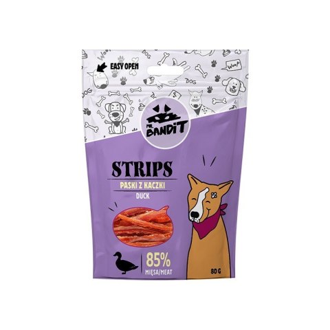 VetExpert VetExpert Mr. Bandit STRIPS paski z kaczki 80g VetExpert VetExpert Mr. Bandit STRIPS paski z kaczki 80g