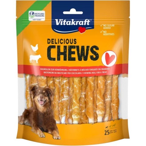 Vitakraft VITAKRAFT Chews deli kurczak S - Przysmak dla psa - 25szt Vitakraft VITAKRAFT Chews deli kurczak S - Przysmak dla psa - 25szt