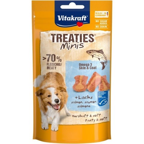 Vitakraft VITAKRAFT TREATIES MINIS łosoś omega3 przysmak dla psa 48g